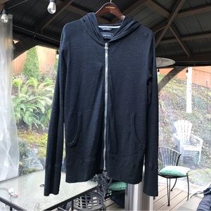 WINGS + HORNS Black Hoodie